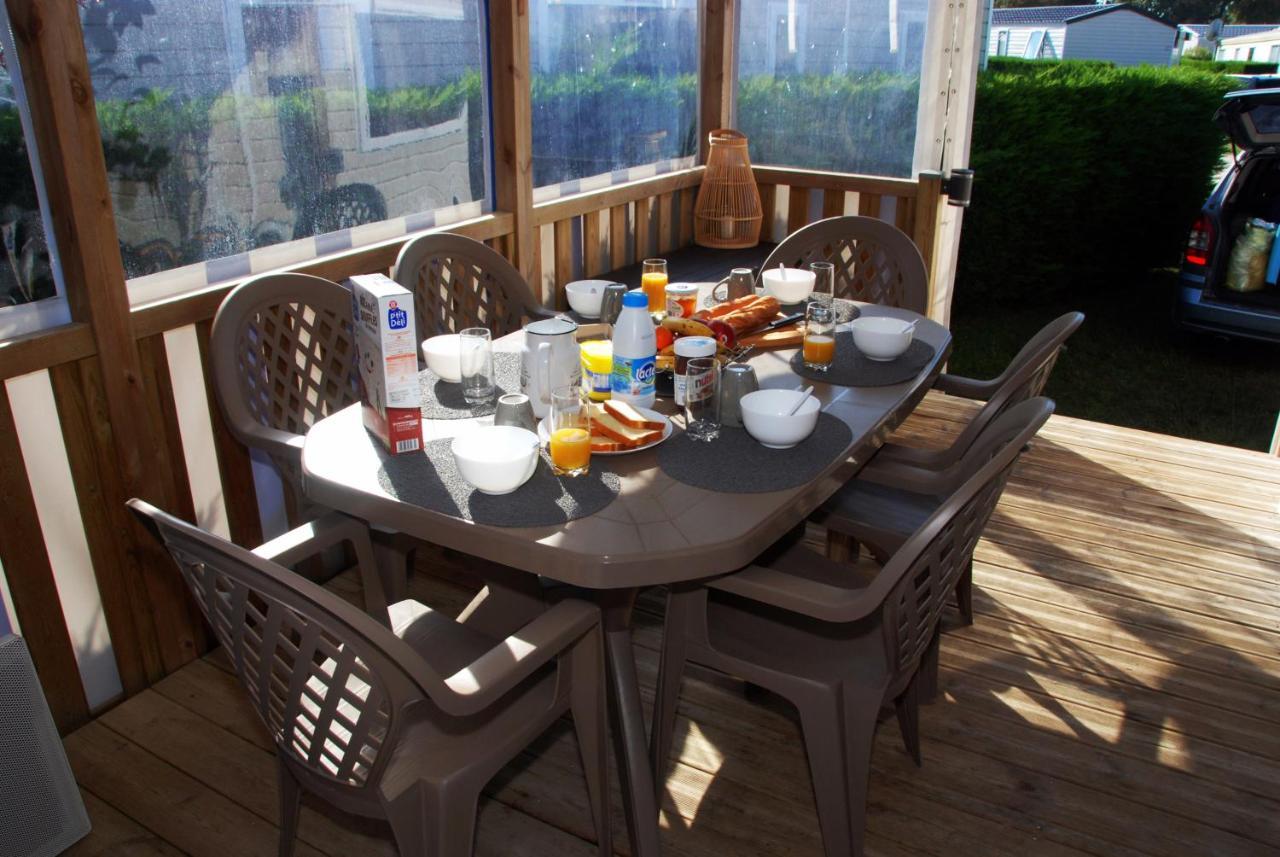 Mobilhome climatisé-2ch-terrasse chauffée-camping Les Charmettes Les Mathes Extérieur photo