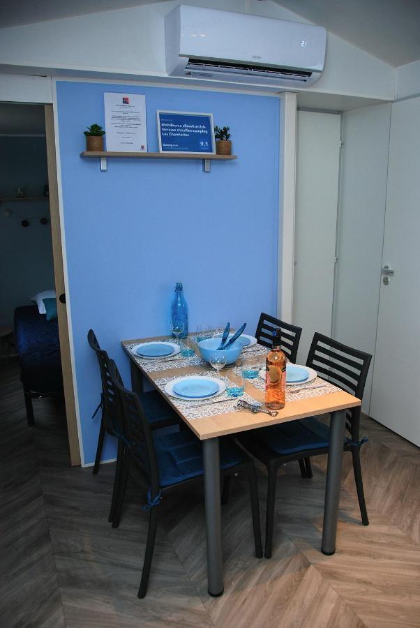 Mobilhome climatisé-2ch-terrasse chauffée-camping Les Charmettes Les Mathes Extérieur photo