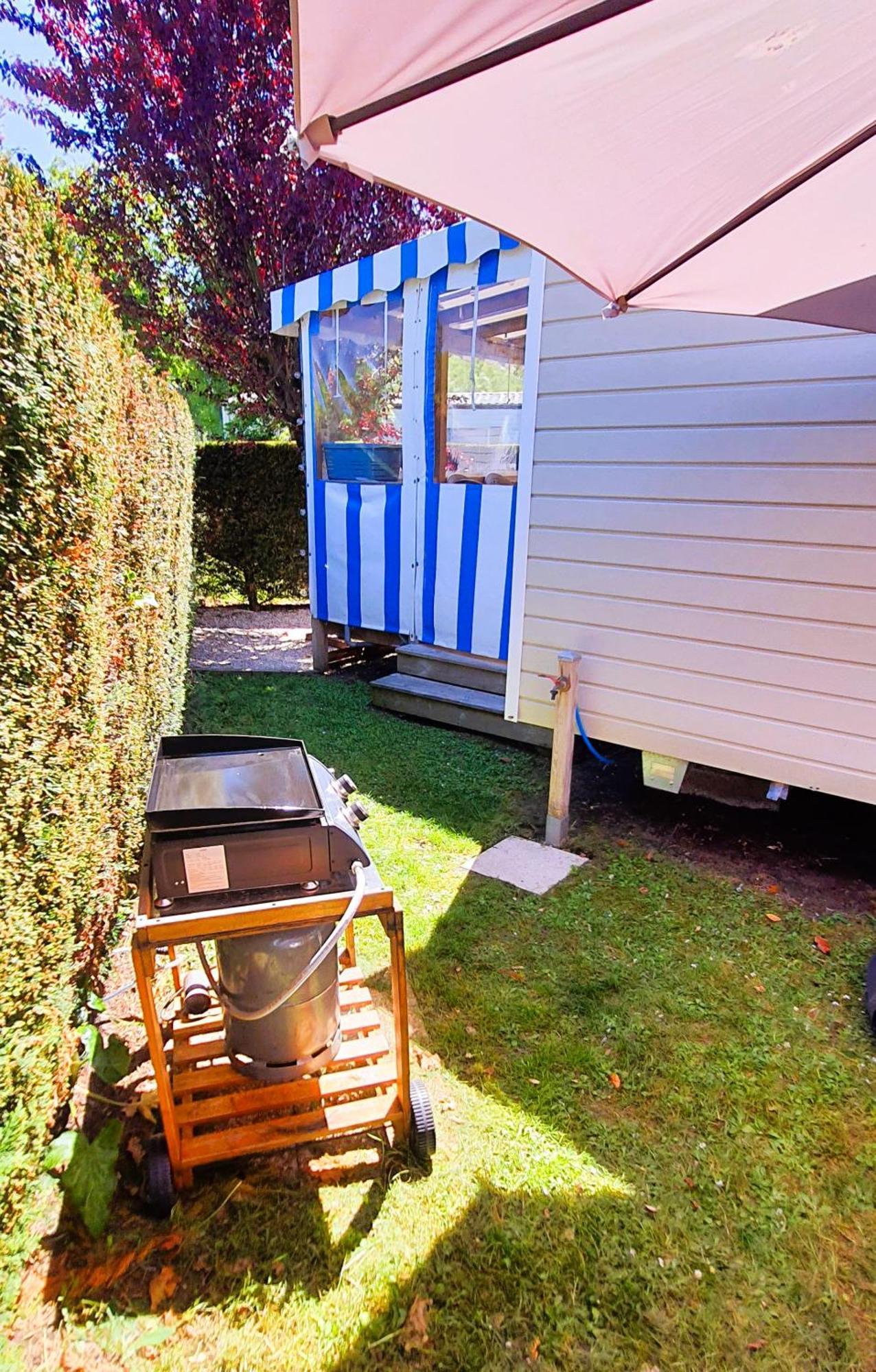 Mobilhome climatisé-2ch-terrasse chauffée-camping Les Charmettes Les Mathes Extérieur photo